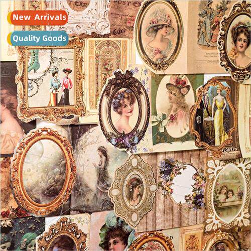 Material paper Mirror of Mystery Series Retro  English mater