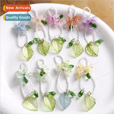 Ancient  aesthetic lily of the valley cluster green leaves f