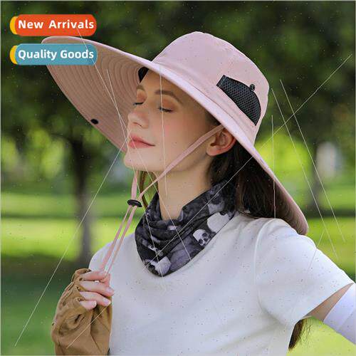 Extra-large brim sun hat ladies summer outdoor beach UV sun