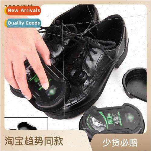 One Wipe Shine Sponge Brush Double ded Leather Colorless Sho