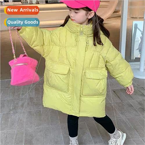 Girls wash-free cotton jacket winter 2022 new 适用eign- baby