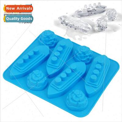 Titanic ice grinder Creative summer kitchen TPR material DIY