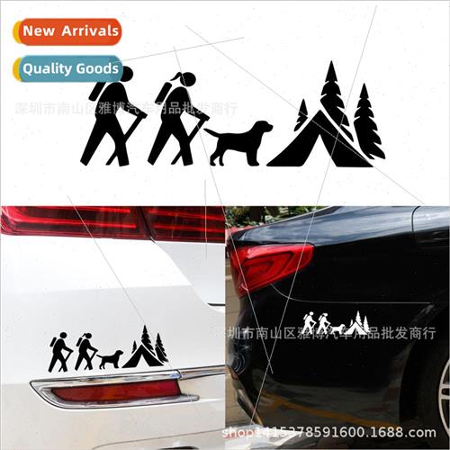 D-2101 Creative mountains graphic car stickers camping trave