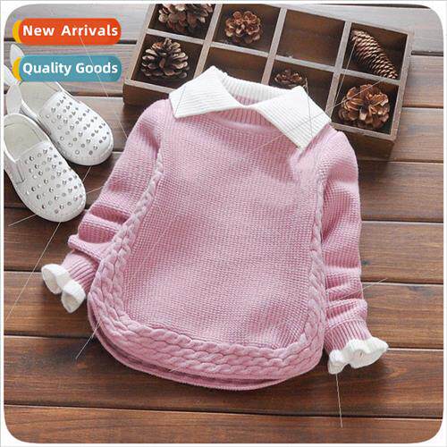 2019 fall and winter new girls baby sweater children sweater
