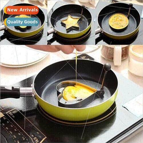 Stainless steel omelette maker mold flower creative diy hear