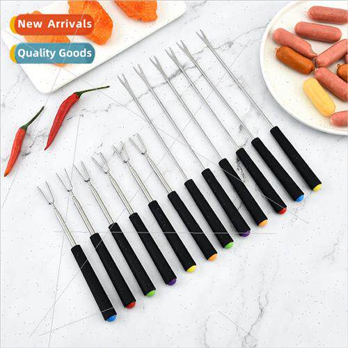 Stainless Steel Telescopic Hot Dog Corn 适用k Food 适用k BBQ