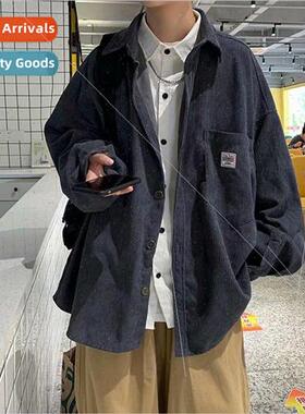 Corduroy jacket boys Hong Kong  Japanese spring and fall loo