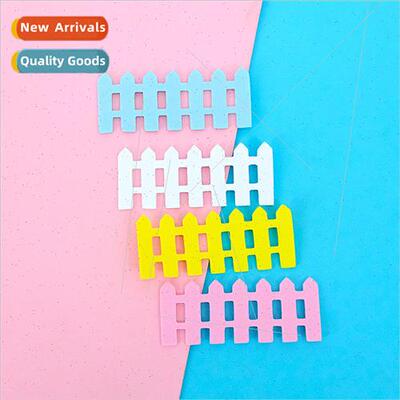 10pcs mini EVA fence fence baking cake decoration insert col
