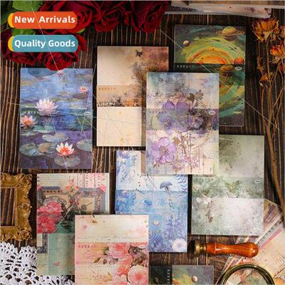 large-capacity note pad Kakugo Misty Summer Retro Tearable h