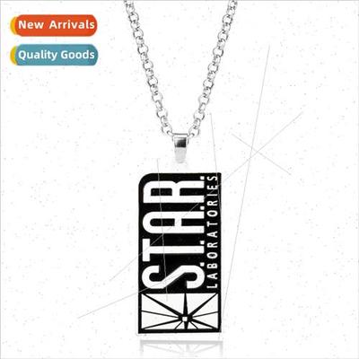 Movie Peripherals The Flash Star Labs  Tag Necklace Creative