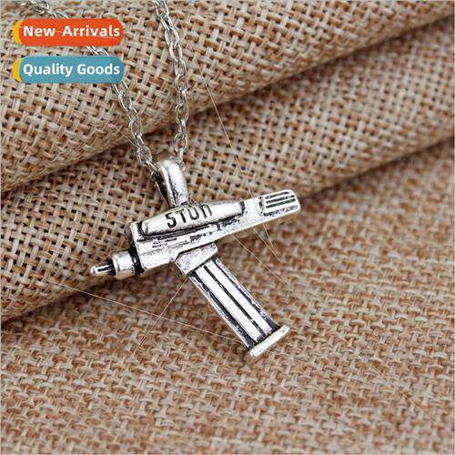 star trek vintage pistol necklace star trek space gun alloy