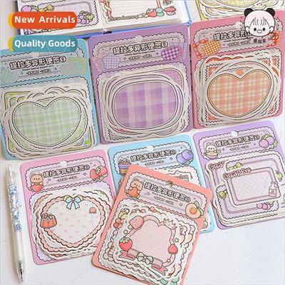 Shaped note candy apple series cute cartoon shaped grid note