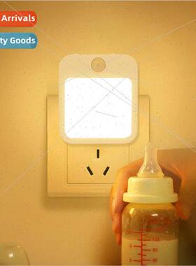 night light plug-in night light induction dimming light guid