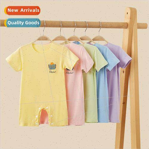 Baby clothes summer modal onesie thin baby short-sleeved paj