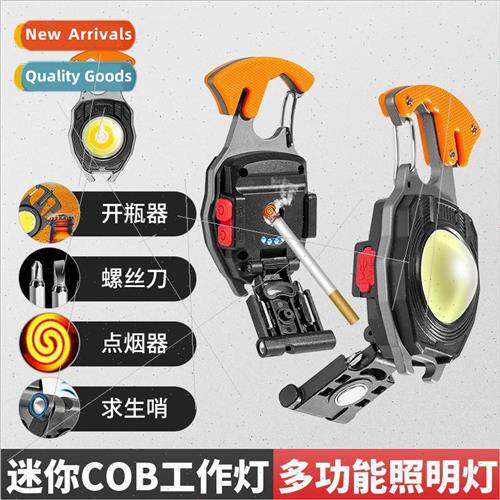 usb mini led light up small flashlight keychain light strong