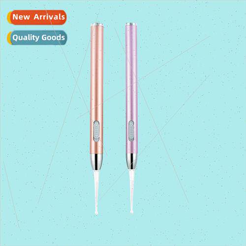 Yellow and white double light source light-emitting ear spoo