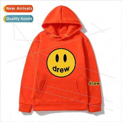 DREWHOUSE Smiley Sweatshirt Mens and Womens drew Justin Bieb