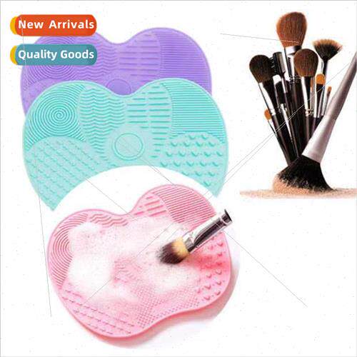 Apple Wash Brush PadCosmetic Brush Cleaning PadCosmetic Suct