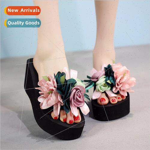 Slippers Women Summer Outer Wear Thick Bottom Beach Shoes Sl
