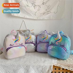 Unicorn shoulder bag 2022 new pu cartoon parent-child small