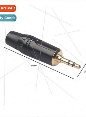 Zinc alloy shell gold-plated plug stereo 3.5mm male headphon