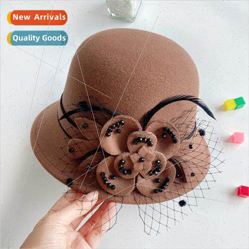 Hat female Japanese flower sun hat fall and winter fashion m