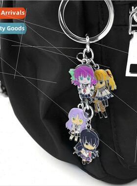 Japanese manga Angel Angel is jumping together metal keychai
