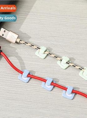 -adhesive wire cable manager fixed clip cable card wall netw