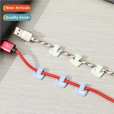 -adhesive wire cable manager fixed clip cable card wall netw
