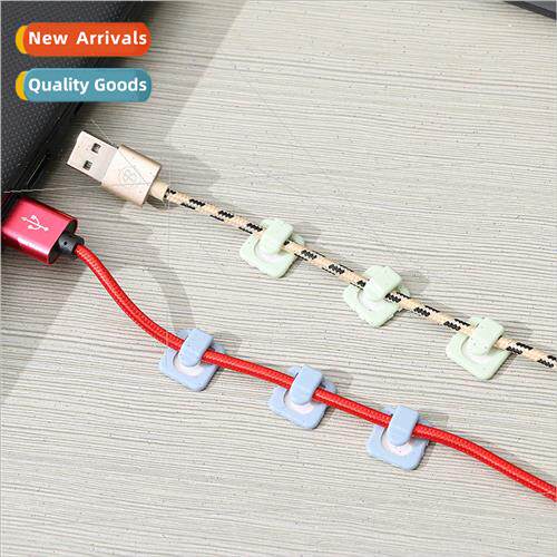 -adhesive wire cable manager fixed clip cable card wall netw