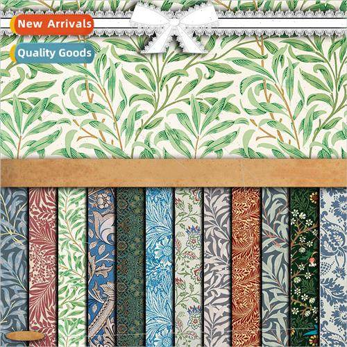 Sketch Paper 12 William Morris Double Adhesive Paper Foldabl