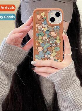 Fun cartoon animals 适用 iPhone 14/13ProMax phone case Apple