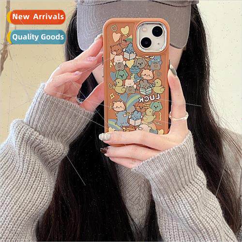 Fun cartoon animals 适用 iPhone 14/13ProMax phone case Apple