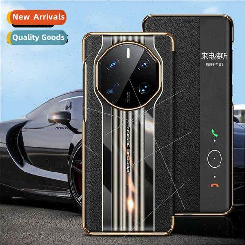 适用 Huawei mate50RS leather phone case new Mate50pro second