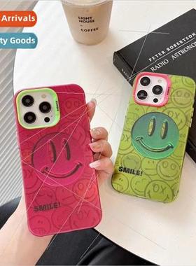 Simple plating smiley face 适用 Apple 12/11 couple iPhone 14