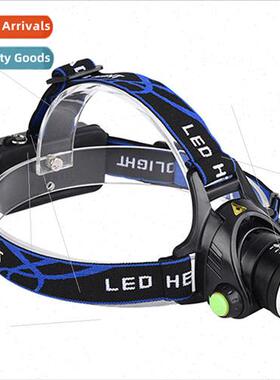 Head Mounted T6 Rechargeable Sensor Headlamp LED Outdoor Str