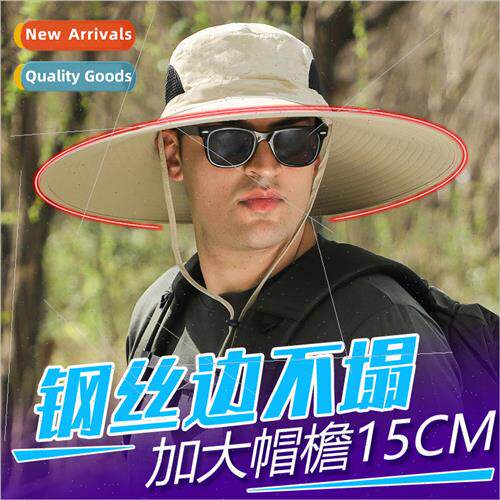 Large-brimmed sun hat summer outdoor leisure mountaineering