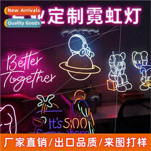 led neon light neon billboard sign luminous modeling transpa