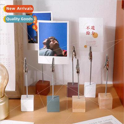 Cute colorful desktop small ornaments original wood vertical