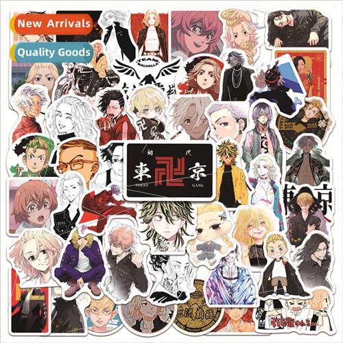 50 Tokyo Avengers Graffiti Stickers Electric Car Helmet Mug