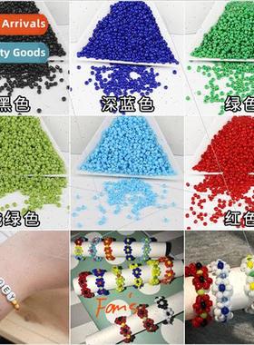 diy handmade beads 2 3 4MM glass rice beads loose beads weav