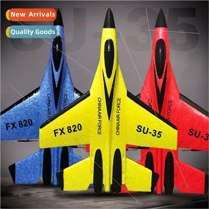Su35 RC airplane FX820 RC fighter fixed-wing gliding foam ch