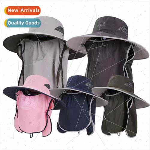 2023 new summer outdoor sun hat men and women quick-drying a
