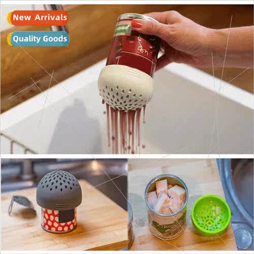 Creative licone Can Drainer Multifunctional Funnel Filter Ki
