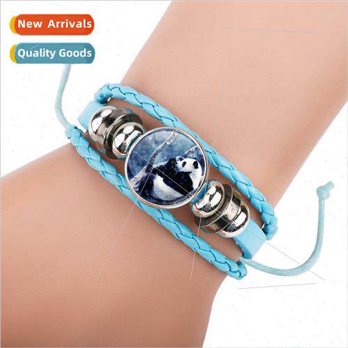 Featured cartoon national asure panda time gemstone cowhide