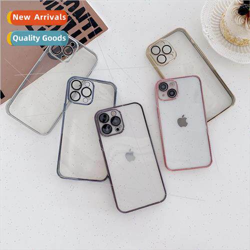 iPhone 13 Full Cover Lens Plating Case 适用 Apple 12 Soft Ca