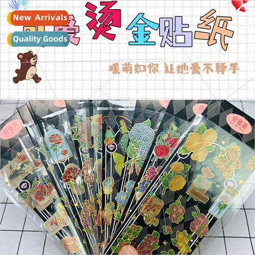 PET three-dimensional hot stamping DIY head stickers vintage