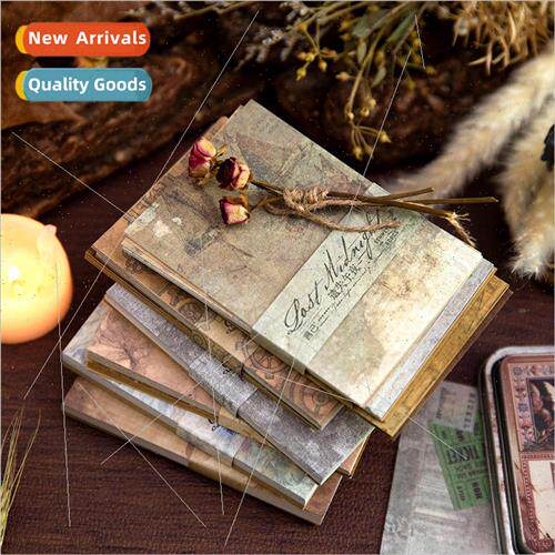 Lost Midnight Series Material Paper Retro Plant Texture Mult