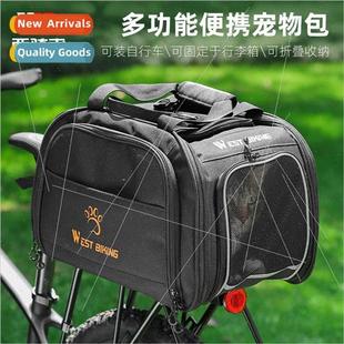 Cat Outing Portable Bike Puppy Pet Kitten Bag
