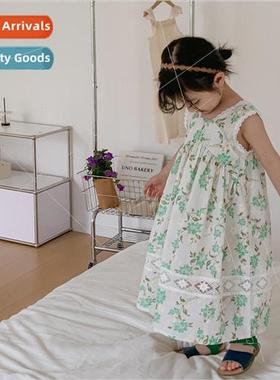 Loyal child girls summer dress Korean childrens 2022 dresses